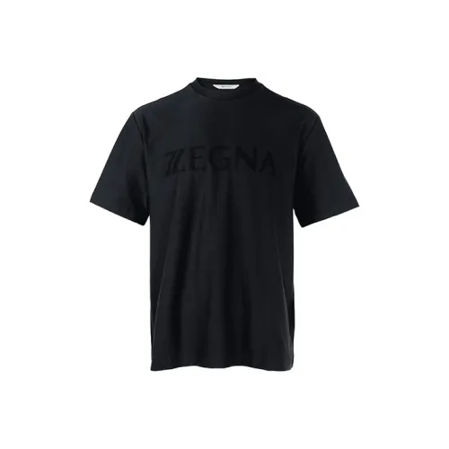 Ermenegildo Zegna Черные Мужские T-Рубашки