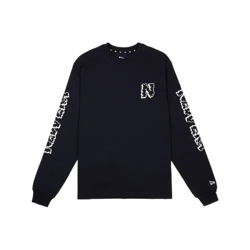 New Era Черная Унисекс Футболка