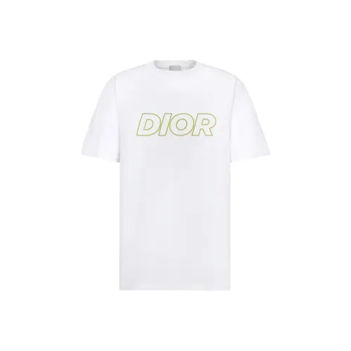 DIOR Белая Мужская T-Рубашка