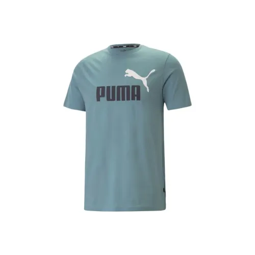 PUMA ESS+ Синий Мужской T-Рубашки