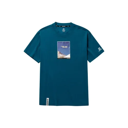 SALOMON SNB Series T-Shirt Мужская Moroccan Blue