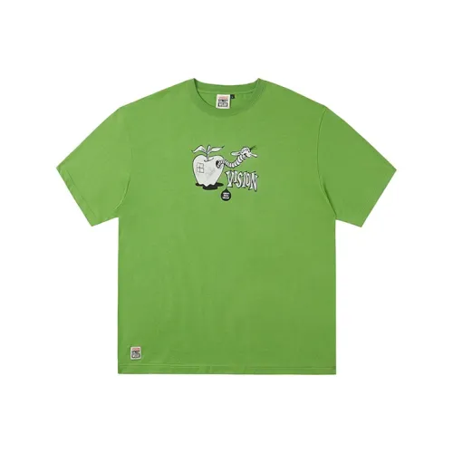 Vision Street Wear Короткий рукав T-рубашки Унисекс Фруктовый зеленый