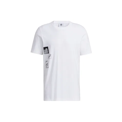 Adidas Originals Белая Мужская Футболка