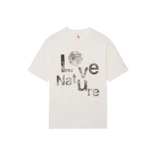 LINING Китай Li NING Белая Унисекс Футболка