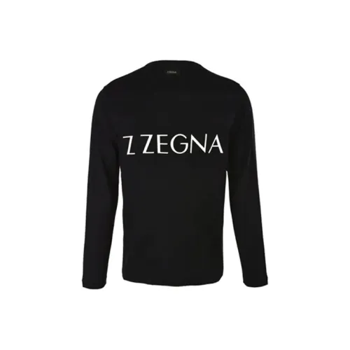 Ermenegildo Zegna Черные Мужские T-Рубашки