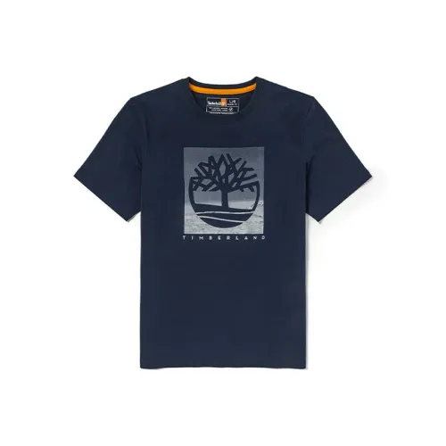 Timberland Темно-сапфировый Мужская T-рубашка