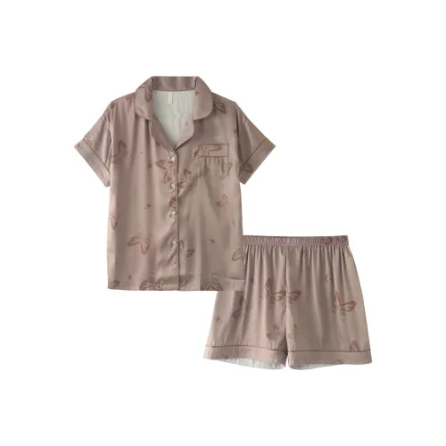 Городская красота Pajama Комплект Женский Розовый