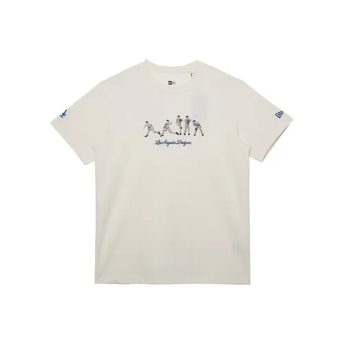 New Era SS22 T-Shirt Унисекс Айвори Белый