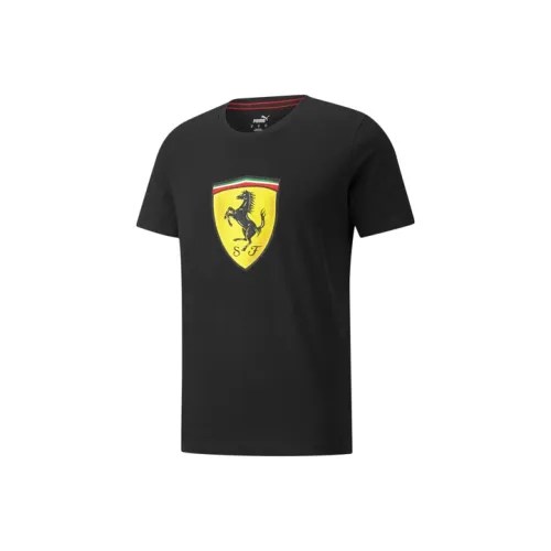 PUMA Ferrari Мужская Черная Футболка