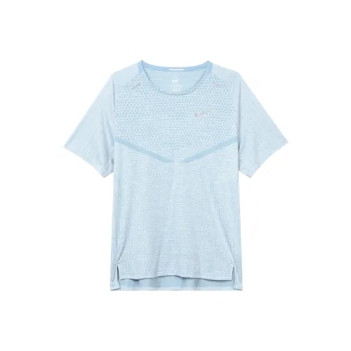 Nike Бег Т-Рубашка Мужская Светло-Серая