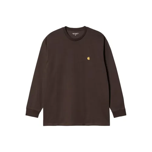 Carhartt WIP Collaboration Темно-кофейные Унисекс Футболки