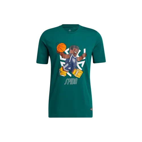 ADIDAS X LEGO T-Shirt Мужской Зеленый