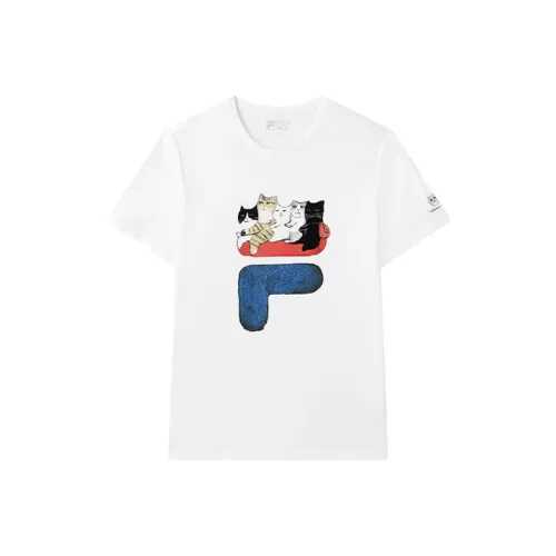 FILA Белая Мужская T-Рубашка