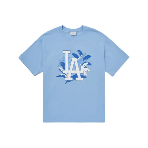 MLB Los Angeles Dodgers Светло-синяя унисекс футболка