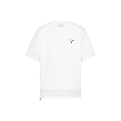 PRADA Белые Мужские T-рубашки