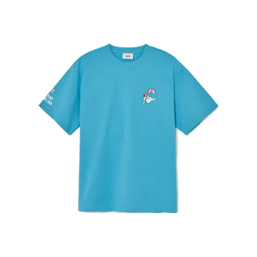 MLB Fun Life Небесно-голубая Унисекс Футболка