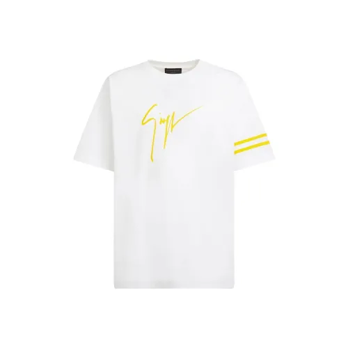 GIUSEPPE ZANOTTI Белый Мужской T-Рубашки