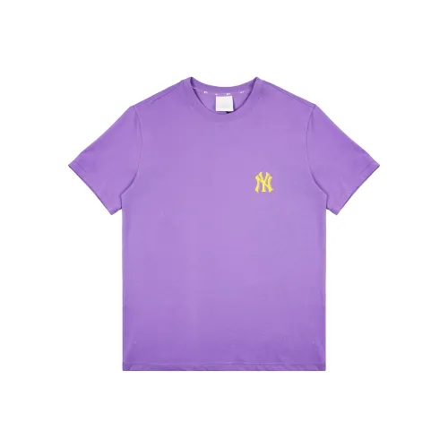 Mlb Base Logo Комплект с рукавами T-рубашка унисекс фиолетовый