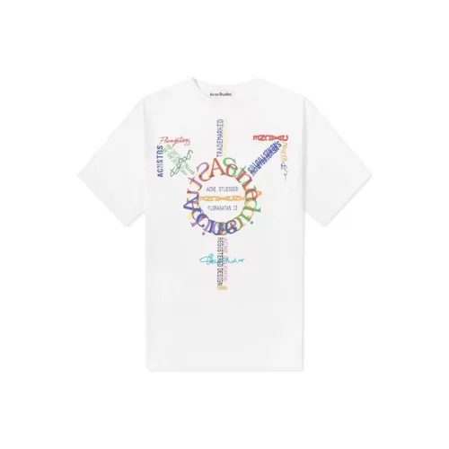 ACNE STUDIOS Белая Унисекс Футболка