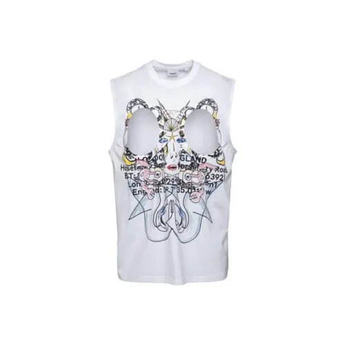 Burberry Белая Мужская T-рубашка