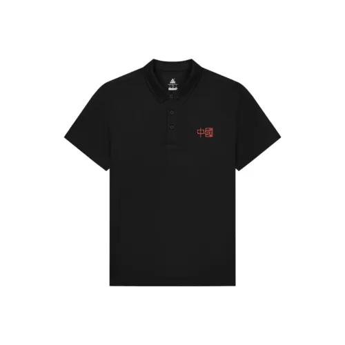 PEAK China Collection Comprehensive Sports Collection Т-рубашка Унисекс Черный