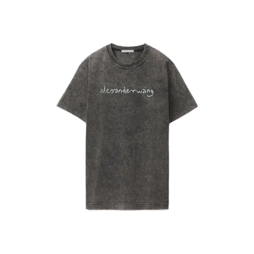 alexander wang Черная Унисекс Рубашка T