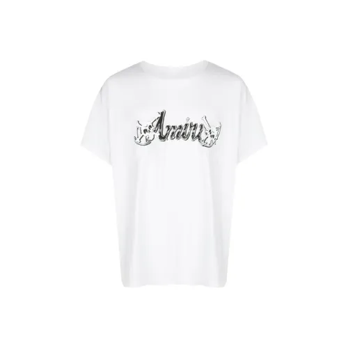 AMIRI Белая Мужская T-Рубашка