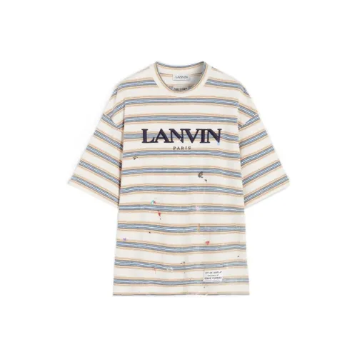 Lanvin Gallery Dept. II Бежевый Мужской T-рубашки