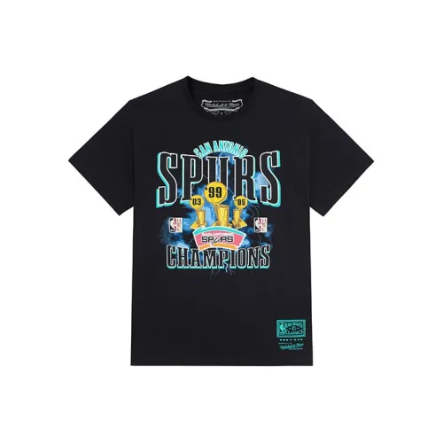 Mitchell Ness Черная Унисекс Футболка