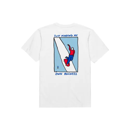 POLAR SKATE CO Белая унисекс футболка