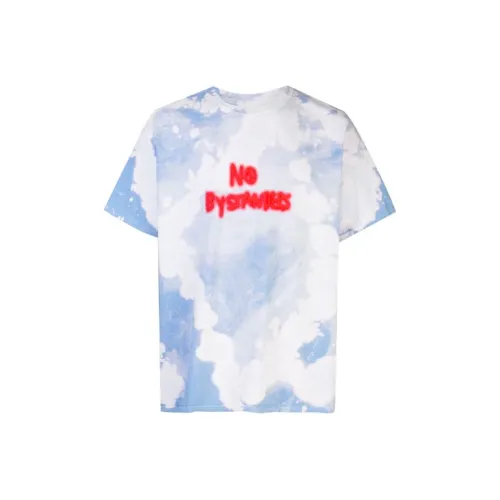 TRAVIS SCOTT Синие Унисекс Футболки