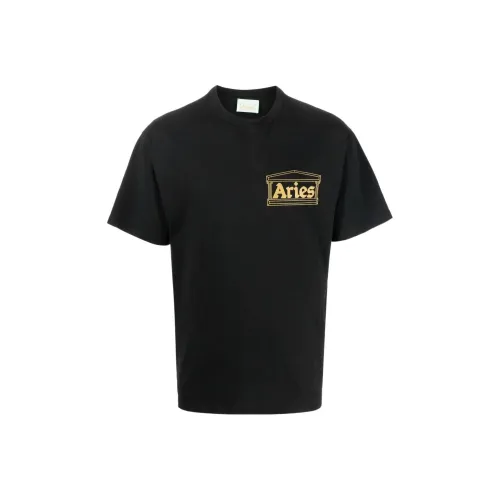 Aries Черные Мужские T-Рубашки
