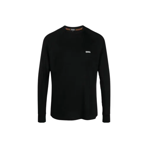 Ermenegildo Zegna Черные Мужские T-Рубашки