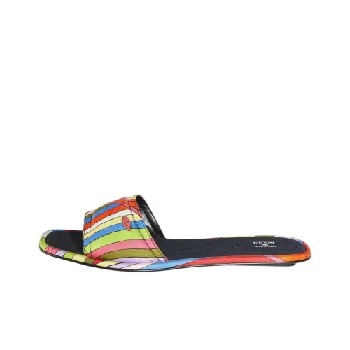 EMILIO PUCCI Слипоны Оранжевый, синий Женские
