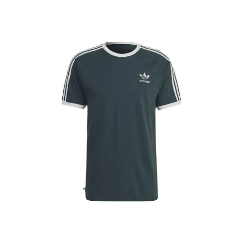 Adidas Originals T-Shirt Мужской Павлиний Зеленый