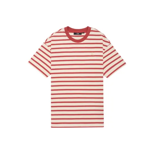 LI NING 1990 Темный каштановый, красный, мужские футболки T