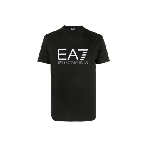 EMPORIO ARMANI EA7 T-Shirt Мужской Черный