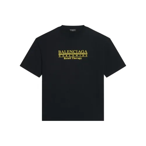 Balenciaga FW21 T-Shirt Унисекс Черный Стандартный Cut