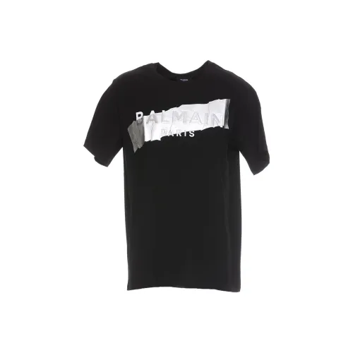 BALMAIN Мужские черные T-рубашки