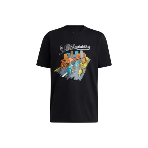 Adidas Мужские черные футболки