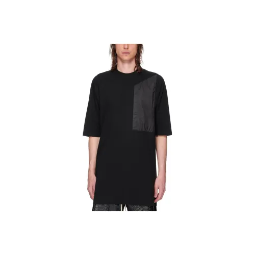 RICK OWENS совместный бренд SS23 Черные мужские T-рубашки