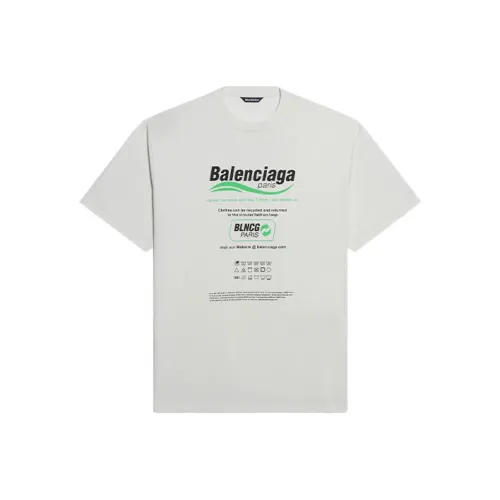 Balenciaga Белая Мужская T-рубашка