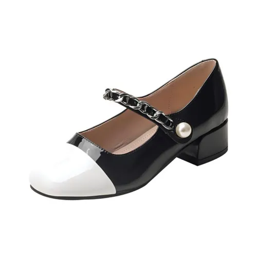 Lanza Грубый каблук Туфли Мэри Джейн Женские