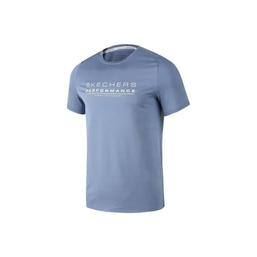 Skechers Infinite Blue Men's T-Shirts