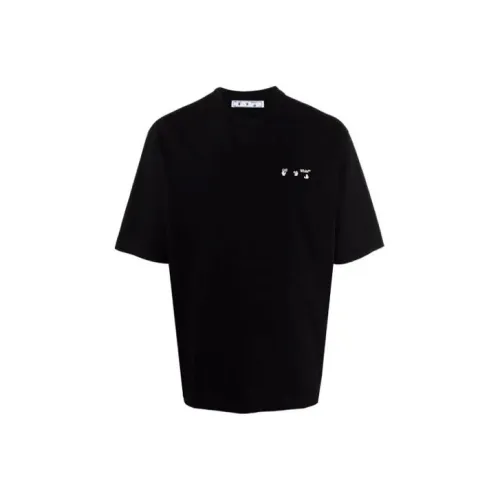 Off Белый FW21 Черный Мужская T-Рубашка