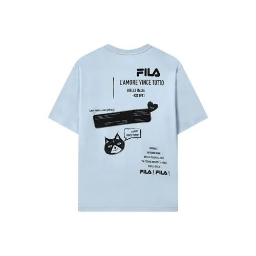 FILA T Рубашка Мужская Фольга Синяя