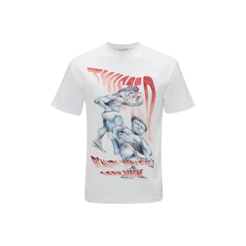 JW Anderson Белая Мужская T-Рубашка