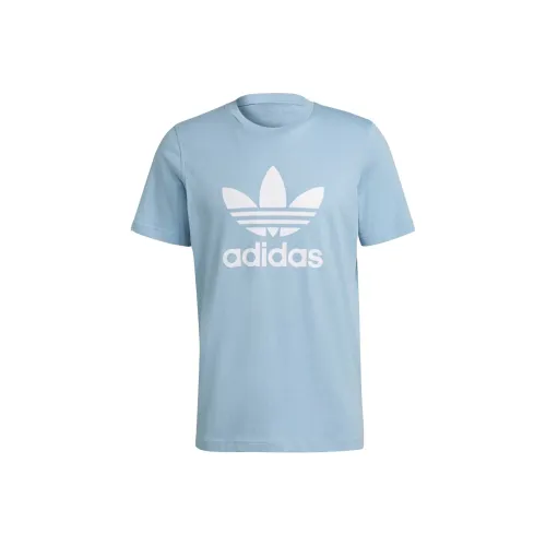 Adidas Originals T-Shirt Мужской Небесно-Синий