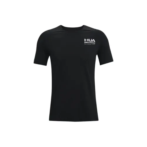 Under Armour Рукав реглан T-рубашка мужская черная