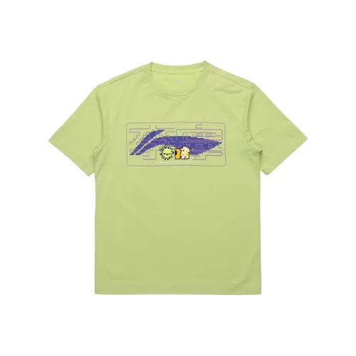 LINING Sports Fashion Collection Футболка Унисекс Глазурь Зеленая